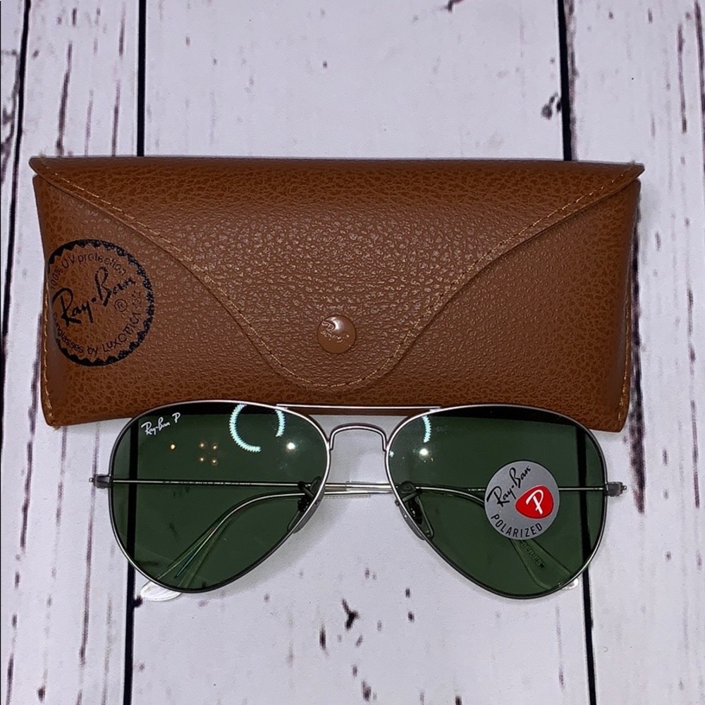 AUTHENTIC NEW Ray-Ban Polarized Aviators